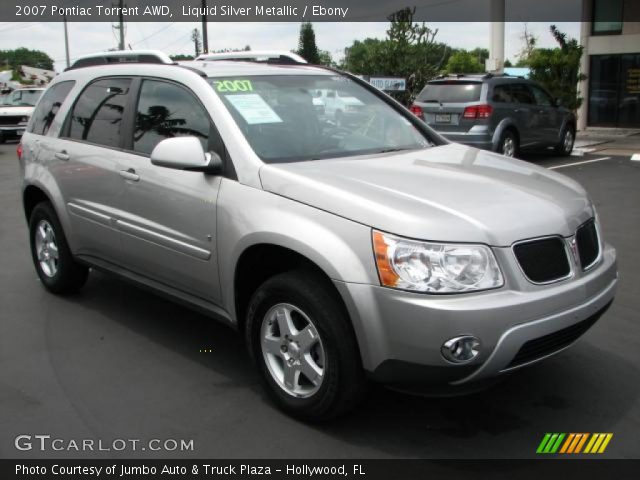 2007 Pontiac Torrent AWD in Liquid Silver Metallic
