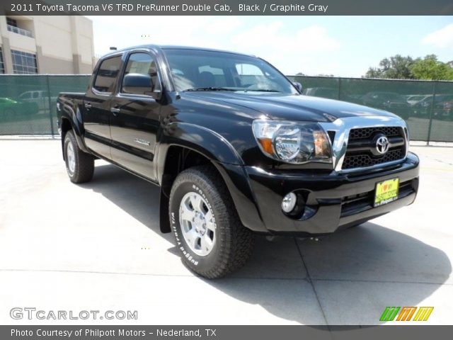 2011 Toyota Tacoma V6 TRD PreRunner Double Cab in Black