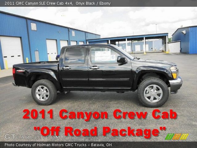 2011 GMC Canyon SLE Crew Cab 4x4 in Onyx Black