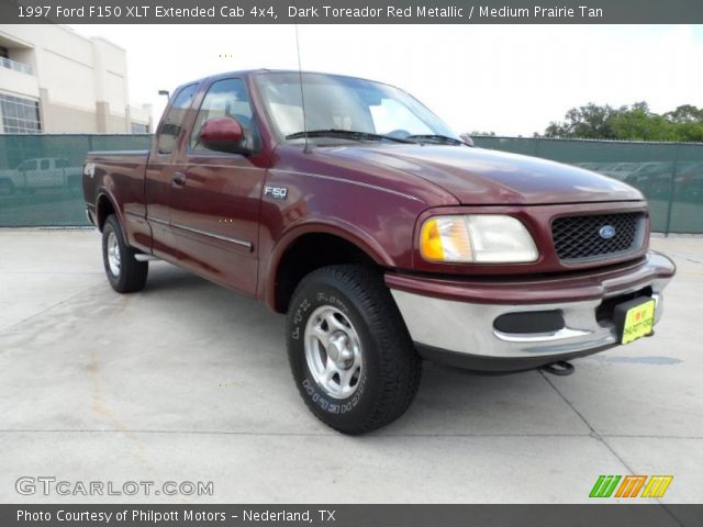 1997 Ford F150 XLT Extended Cab 4x4 in Dark Toreador Red Metallic