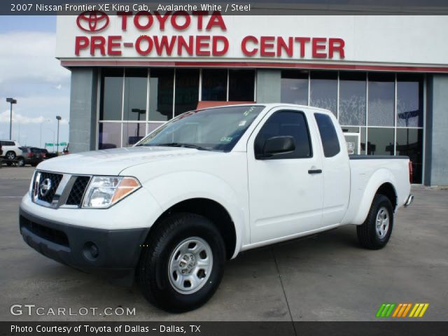 2007 Nissan Frontier XE King Cab in Avalanche White