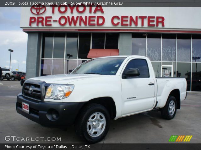 2009 Toyota Tacoma Regular Cab in Super White