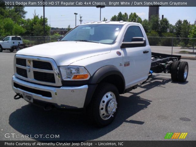 2011 Dodge Ram 5500 HD ST Regular Cab 4x4 Chassis in Bright White