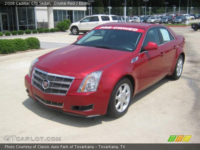 2008 Cadillac CTS Sedan in Crystal Red