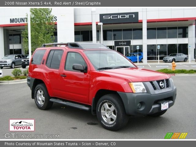 2008 Nissan Xterra S 4x4 in Red Alert