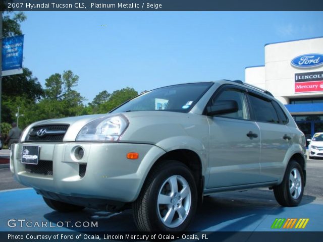 2007 Hyundai Tucson GLS in Platinum Metallic