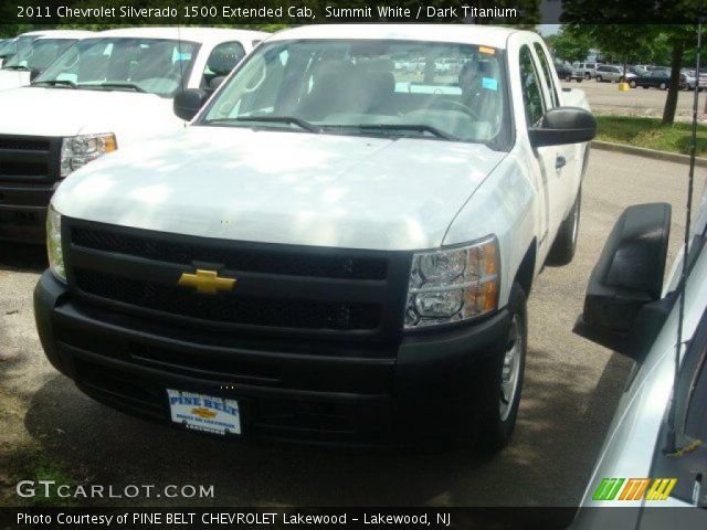 2011 Chevrolet Silverado 1500 Extended Cab in Summit White