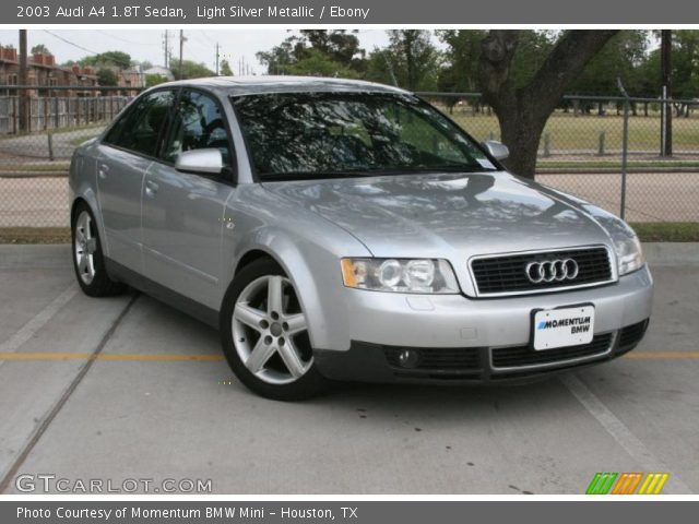 2003 Audi A4 1.8T Sedan in Light Silver Metallic