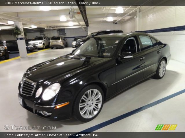 2007 Mercedes-Benz E 350 4Matic Sedan in Black