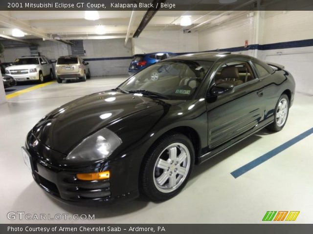 2001 Mitsubishi Eclipse GT Coupe in Kalapana Black