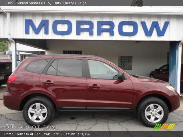 2009 Hyundai Santa Fe GLS in Dark Cherry