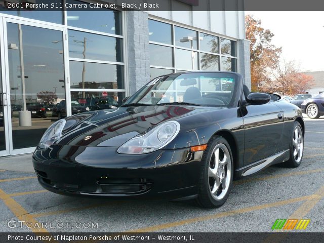 2001 Porsche 911 Carrera Cabriolet in Black