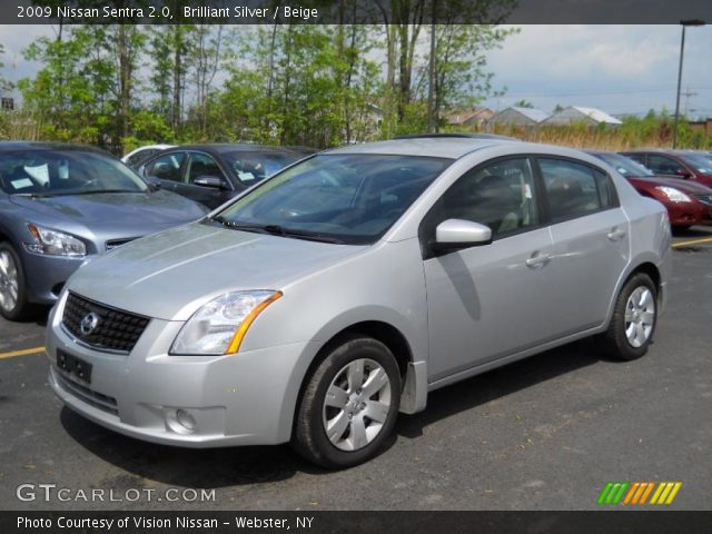 2009 Nissan Sentra 2.0 in Brilliant Silver
