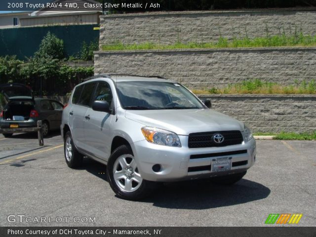 2008 Toyota RAV4 4WD in Classic Silver Metallic