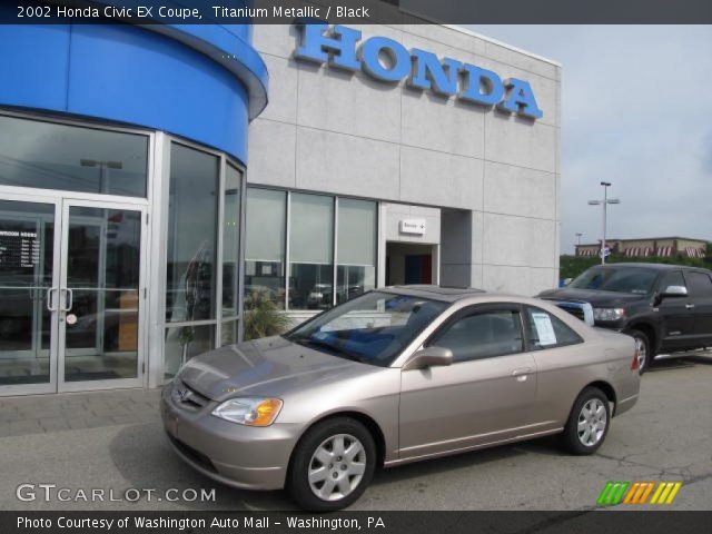 2002 Honda Civic EX Coupe in Titanium Metallic