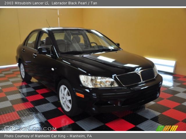 2003 Mitsubishi Lancer LS in Labrador Black Pearl