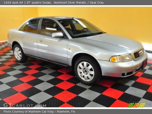 1999 Audi A4 1.8T quattro Sedan in Aluminum Silver Metallic