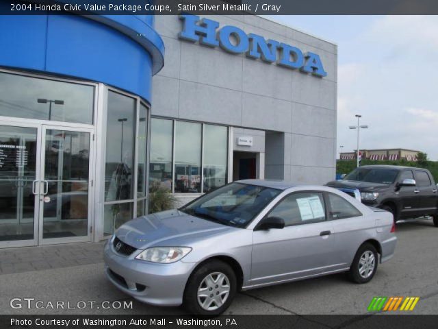 2004 Honda Civic Value Package Coupe in Satin Silver Metallic