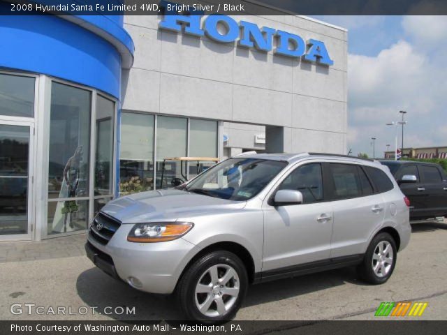 2008 Hyundai Santa Fe Limited 4WD in Bright Silver