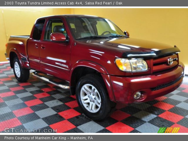 2003 Toyota Tundra Limited Access Cab 4x4 in Salsa Red Pearl