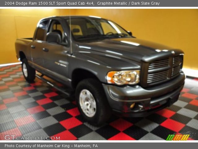 2004 Dodge Ram 1500 SLT Sport Quad Cab 4x4 in Graphite Metallic