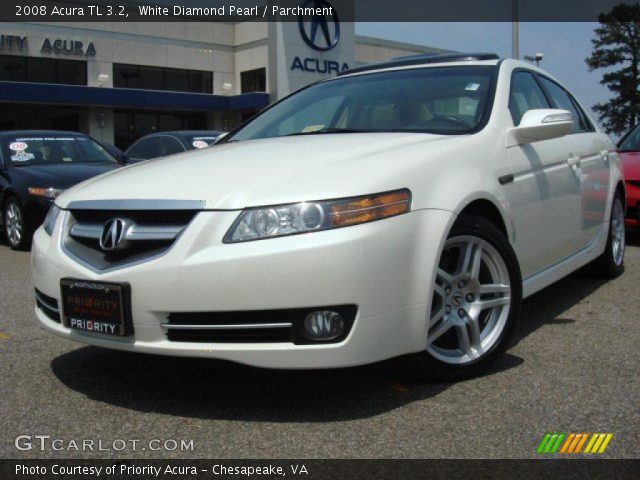 2008 Acura TL 3.2 in White Diamond Pearl