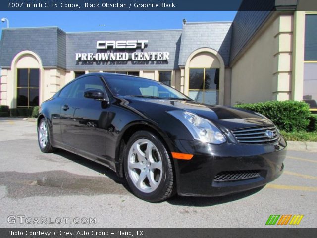 2007 Infiniti G 35 Coupe in Black Obsidian