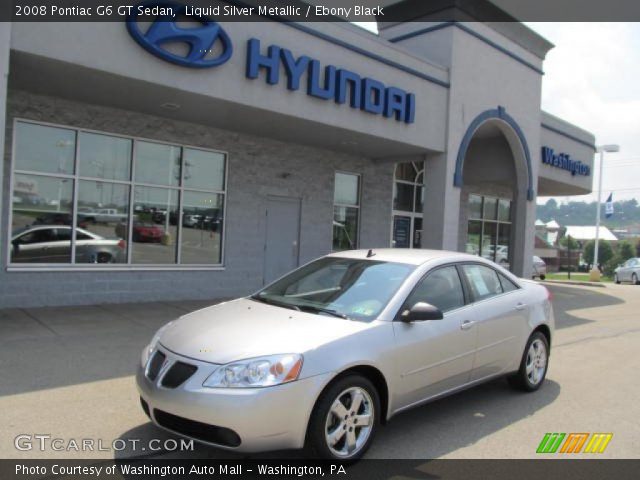 2008 Pontiac G6 GT Sedan in Liquid Silver Metallic