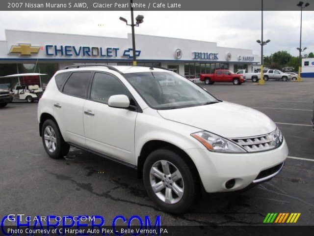 2007 Nissan Murano S AWD in Glacier Pearl White