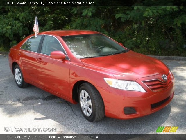 2011 Toyota Camry LE in Barcelona Red Metallic