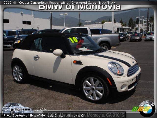 2010 Mini Cooper Convertible in Pepper White