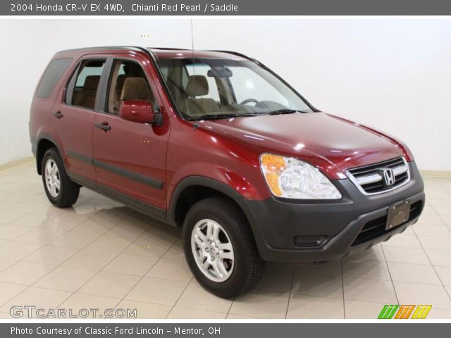 2004 Honda CR-V EX 4WD in Chianti Red Pearl