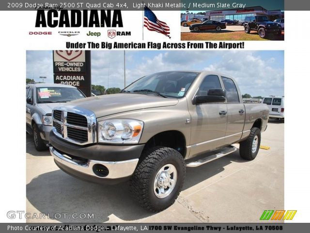 2009 Dodge Ram 2500 ST Quad Cab 4x4 in Light Khaki Metallic
