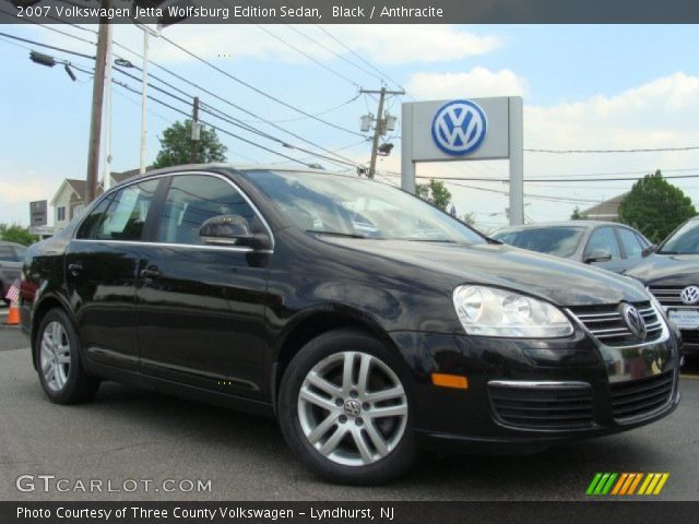 2007 Volkswagen Jetta Wolfsburg Edition Sedan in Black