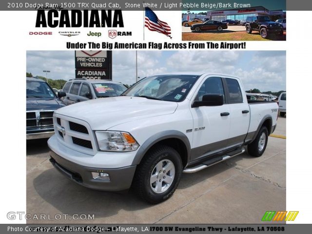 2010 Dodge Ram 1500 TRX Quad Cab in Stone White