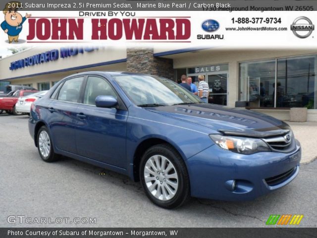 2011 Subaru Impreza 2.5i Premium Sedan in Marine Blue Pearl
