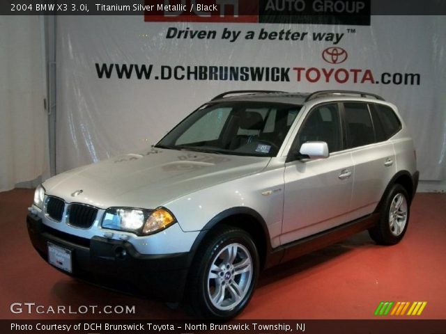 2004 BMW X3 3.0i in Titanium Silver Metallic