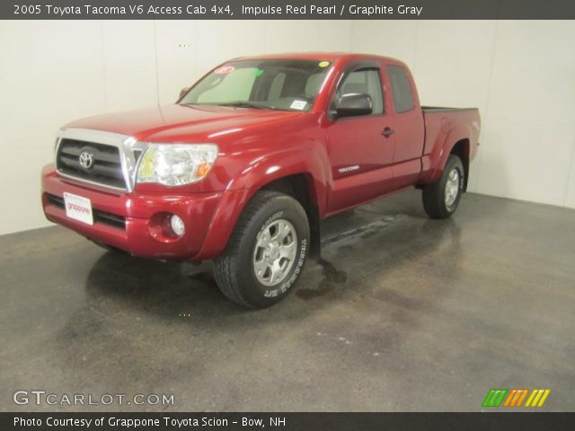 2005 Toyota Tacoma V6 Access Cab 4x4 in Impulse Red Pearl