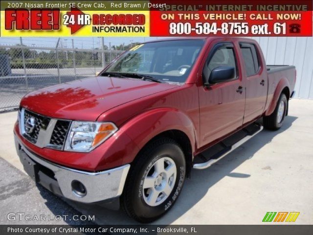 2007 Nissan Frontier SE Crew Cab in Red Brawn
