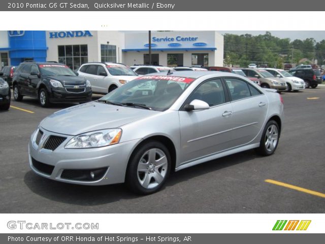2010 Pontiac G6 GT Sedan in Quicksilver Metallic