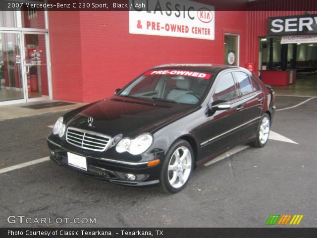 2007 Mercedes-Benz C 230 Sport in Black