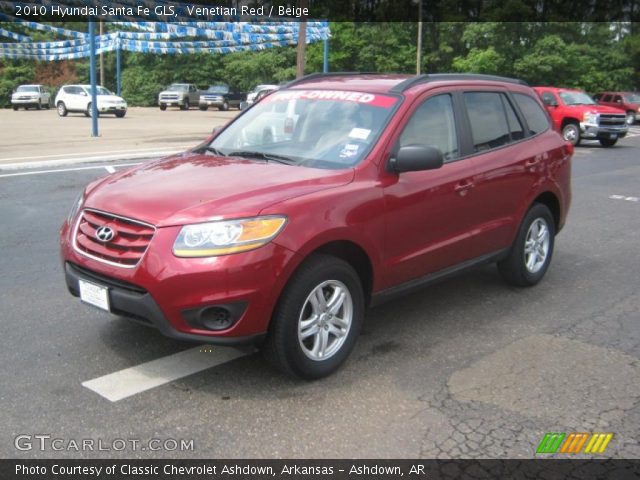 2010 Hyundai Santa Fe GLS in Venetian Red