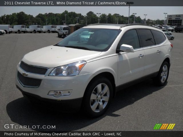 2011 Chevrolet Traverse LTZ in White Diamond Tricoat