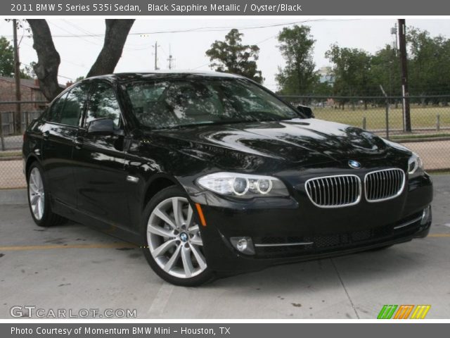 2011 BMW 5 Series 535i Sedan in Black Sapphire Metallic