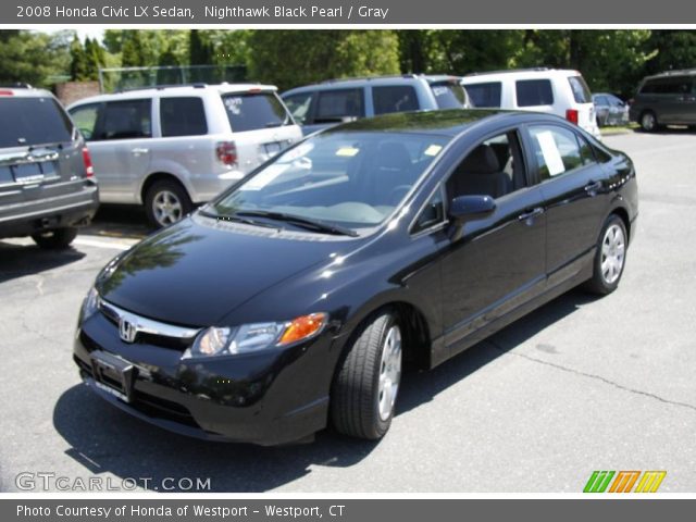 2008 Honda Civic LX Sedan in Nighthawk Black Pearl