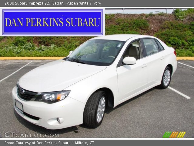 2008 Subaru Impreza 2.5i Sedan in Aspen White