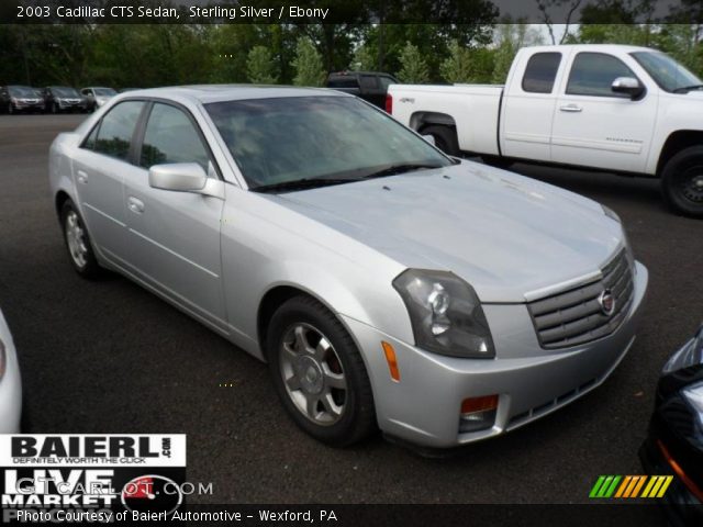 2003 Cadillac CTS Sedan in Sterling Silver