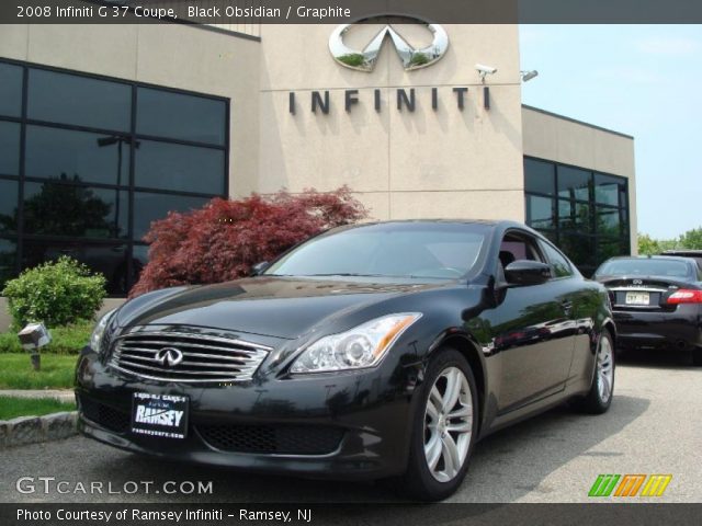 2008 Infiniti G 37 Coupe in Black Obsidian