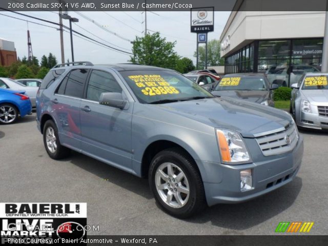 2008 Cadillac SRX 4 V6 AWD in Sunset Blue