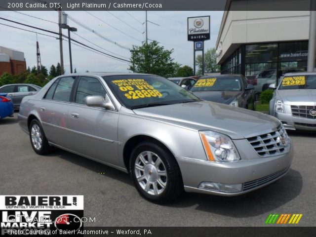 2008 Cadillac DTS  in Light Platinum